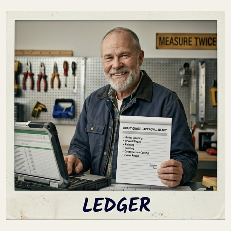 Ledger, the Quote Prep Assistant